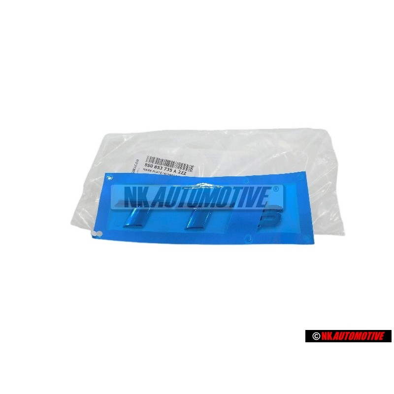 Audi Original TTS Arrière Embleme Monogramme Logo Chrome Rouge - 8S0853735A 2ZZ