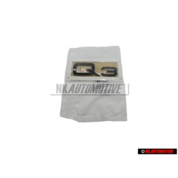 Audi Original Q3 Arrière Embleme Monogramme Logo Noir - 8U0853741A T94