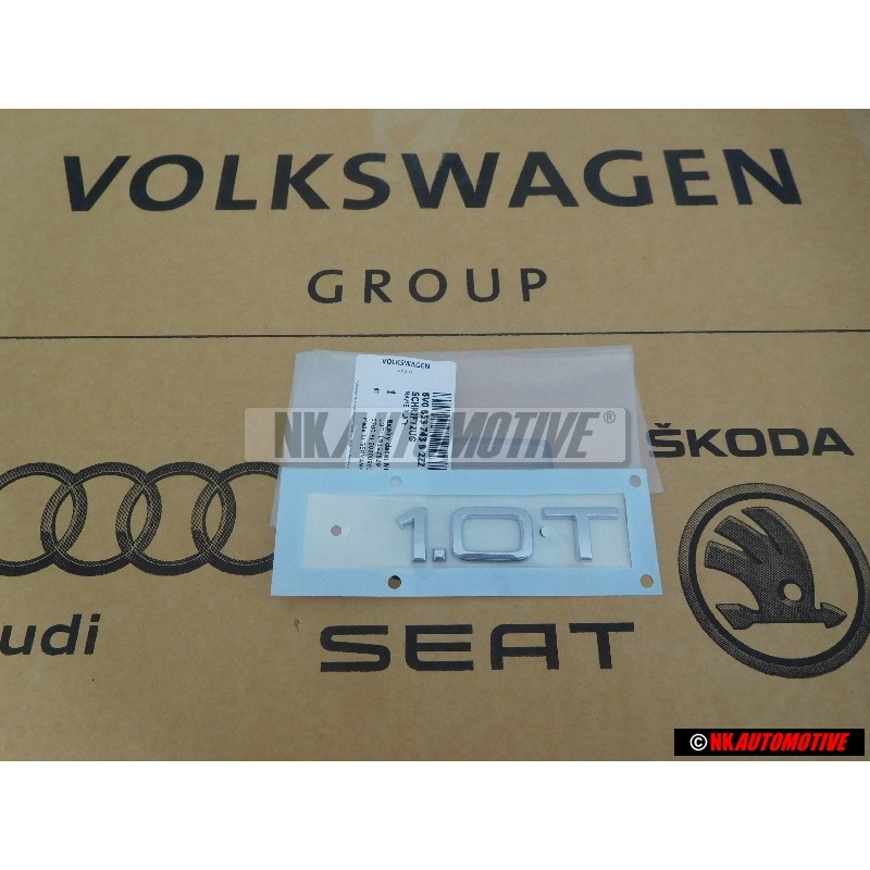 Audi Original 1.0T Arrière Embleme Monogramme Logo Chrome - 8V0853743B 2ZZ
