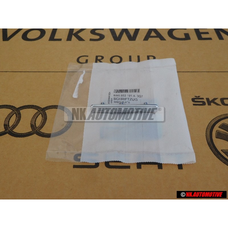 Audi Original QUATTRO Bord Embleme Monogramme Logo Chrome - 8W0853191A 3Q7