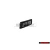 Audi Original R8 Volant Plaquette Embleme Logo Noir Chrome - 420419685