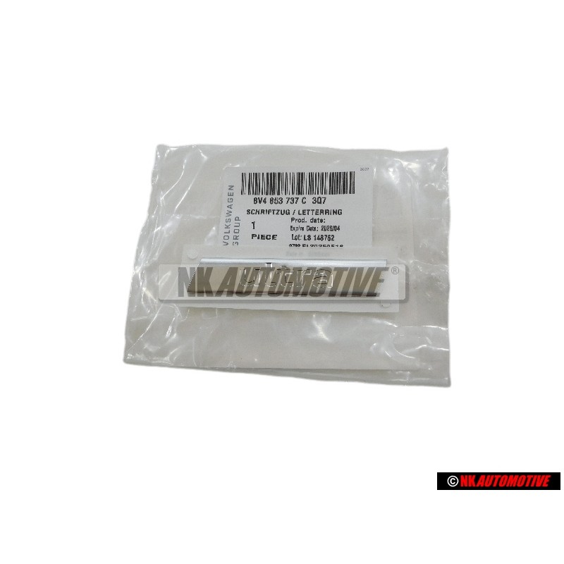 Audi Original ULTRA Arrière Embleme Monogramme Logo Chrome - 8V4853737C 3Q7