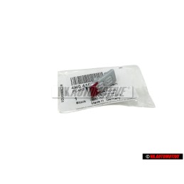 Audi Original S8 Volant Plaquette Embleme Logo Chrome Rouge - 4H0419685