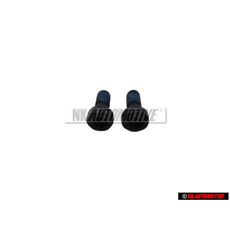 2x VW Original Vis A Tete Cylindrique Avec Six Pans Internes - N 10168402