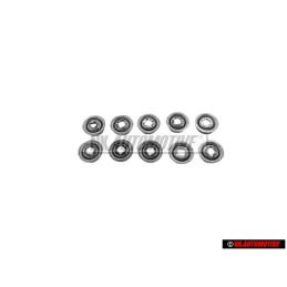 10x VW Original P. Spherique Bouton-Poussoir - 231067654