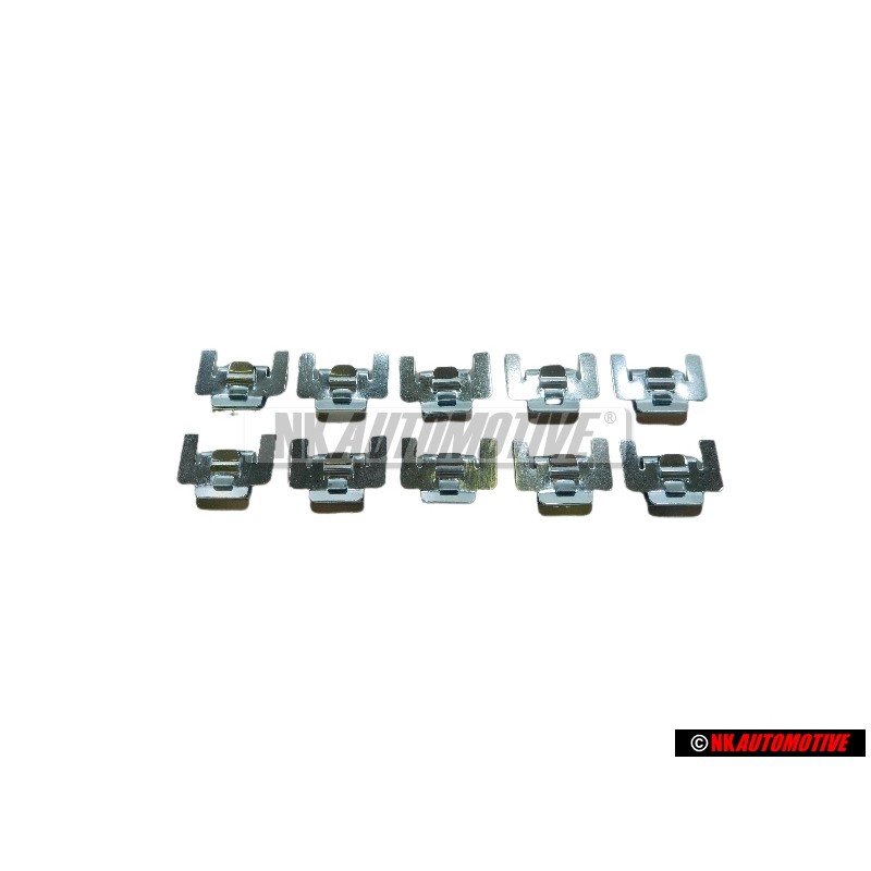 10x VW Original Agrafe - 171837485