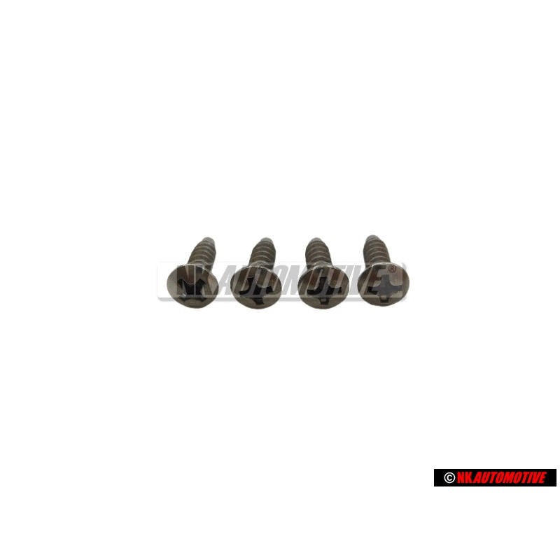 4x VW Original Vis Tole Tete Bombee Fraisee - N 0140909