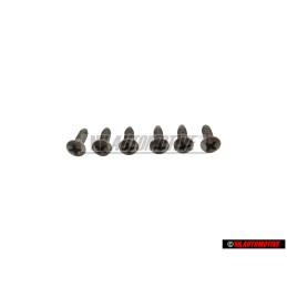 6x VW Original Vis Tole Tete Bombee Fraisee - N 0140909