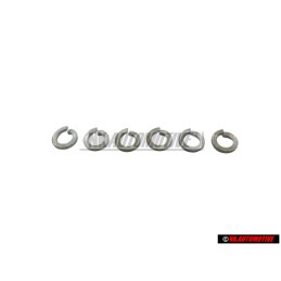 6x VW Original Rondelle Grower - N 0420011