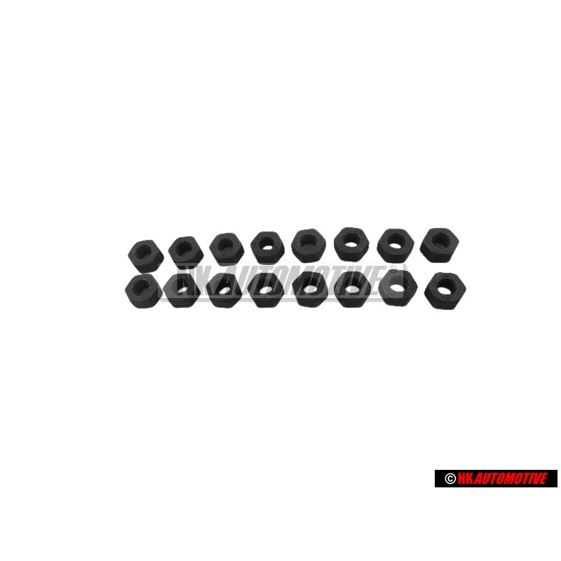 16x VW Original Ecrou 6 Pans - 043101457