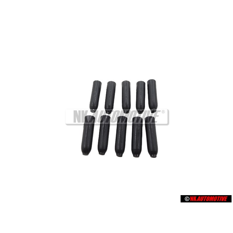 10x VW Original Capuchon Noir Satine - 311867649 01C
