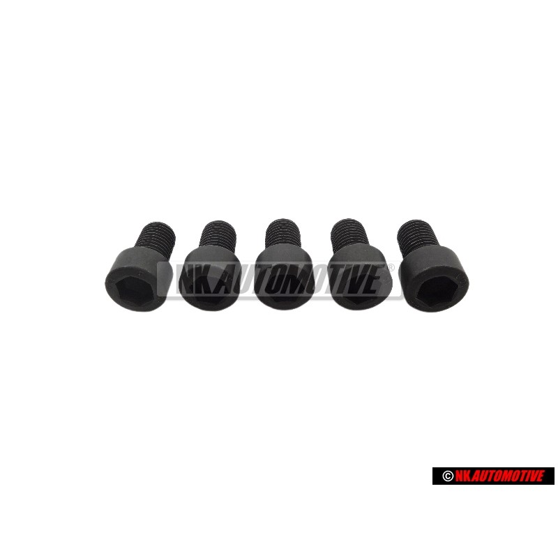 5x VW Original Vis a tete cylindrique avec six pans internes - N 90226801