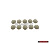 10x VW Original Capuchon Gris Beige - 211867169 7UK