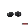 2x VW Original Bouton-Ression Noir Satine - N 9009360101C
