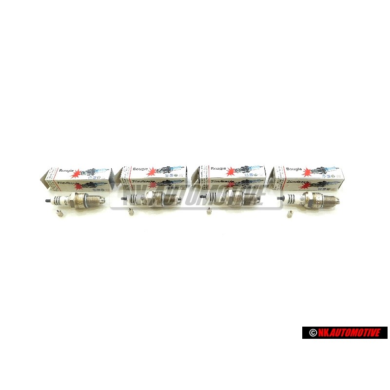 4x VW Original Bougie D'Allumage Longue Duree - 101000005AB