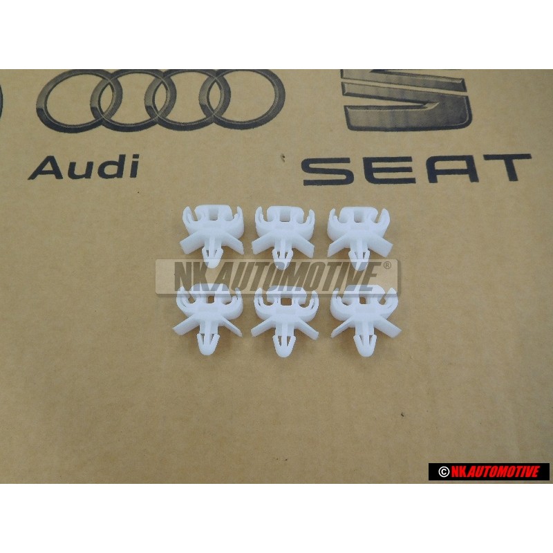 6x VW Original Support P. Tuyau De Frein - 281611767