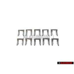 10x VW Original Support Pour Flexible - 191611715