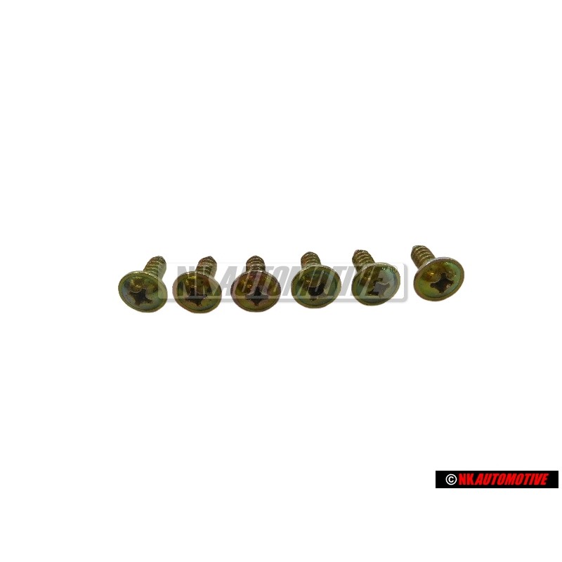 6x VW Original Vis A Tole Tete Bombee - N 90098101