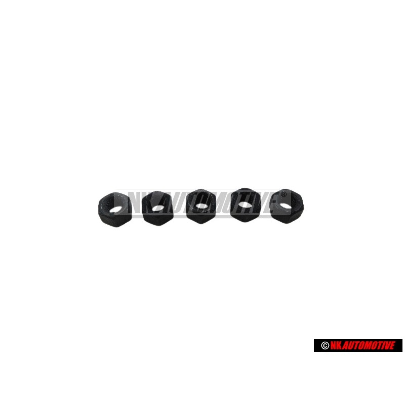 5x VW Original Ecrou 6 Pans - N 01100517