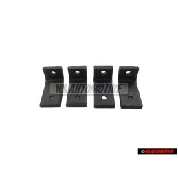 4x VW Original Plaque De Fixation Pour Charniere De Porte - 171809653C