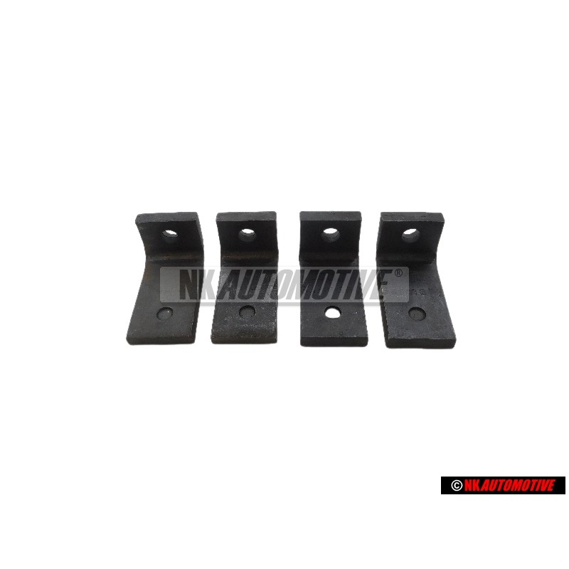 4x VW Original Plaque De Fixation Pour Charniere De Porte - 171809653C