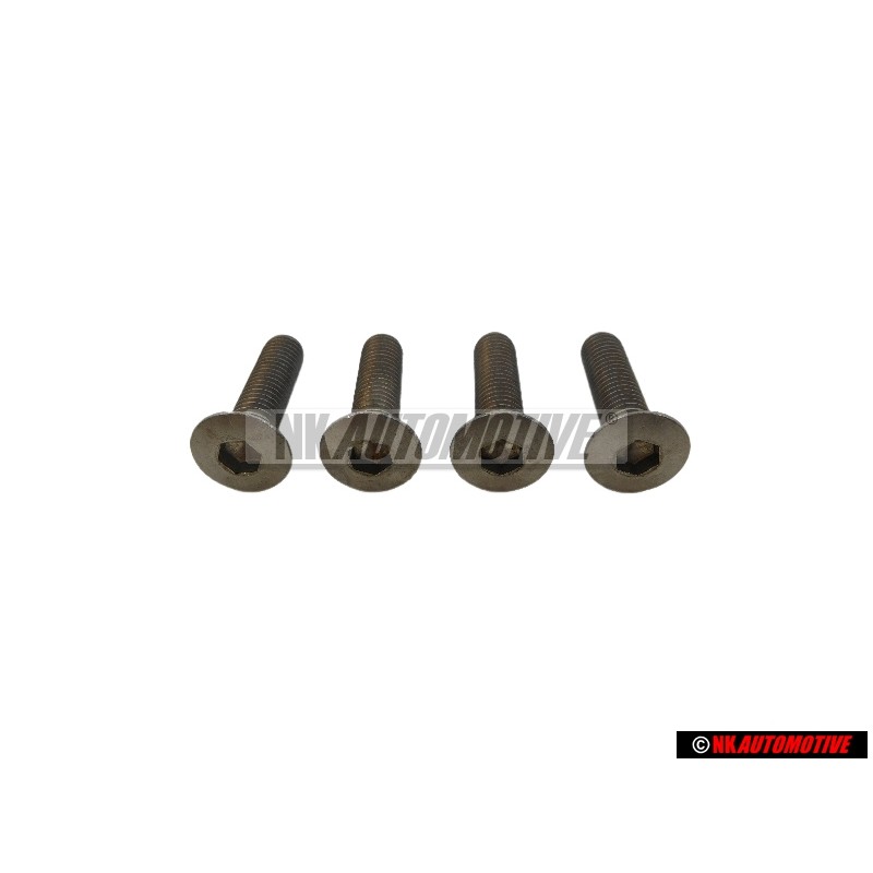 4x VW Original Vis Tete Bombee Fraisee - N 0214163
