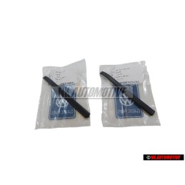 2x VW Original Ecran P. Poignee De Porte Noir Satine - 857837239 01C
