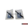2x VW Original Ecran P. Poignee De Porte Noir Satine - 857837239 01C
