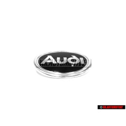 Audi Original Côté Embleme Monogramme Logo Noir Chrome - 4A0853621 2ZZ