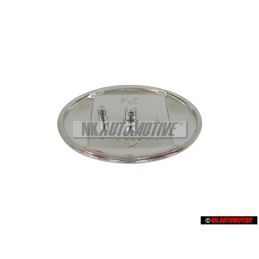 Audi Original Côté Embleme Monogramme Logo Noir Chrome - 4A0853621 2ZZ