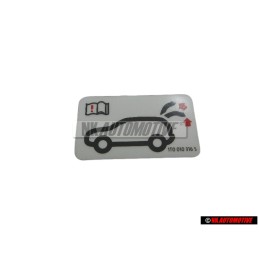 VW Original Plaque Indicatrice - 1T0010316S