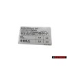 VW Original Etiquette P. Pression De Gonflage Des Pneus - 3B0010354H