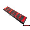 VW Original G60 Arrière Embleme Monogramme Logo Rouge - 191853675B QN5