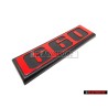 VW Original G60 Arrière Embleme Monogramme Logo Rouge - 191853675B QN5