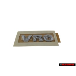 VW Original VR6 Arrière Embleme Monogramme Logo Chrome - 1J0853675C 739