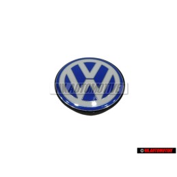 VW Original Couverture Du Moteur Embleme Logo Bleu Blanc- 06A103940Q