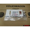 VW Original TDI Arrière Embleme Monogramme Logo Chrome Rouge - 3B0853675ACGQF