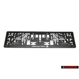 VW Classic Parts Plate Holder Frame - ZCP902933