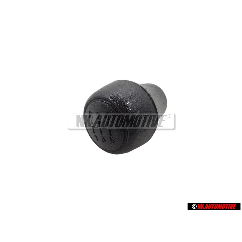 VW Original Pommeau De Levier Des Vitesses Noir Satine - 251711141B 01C