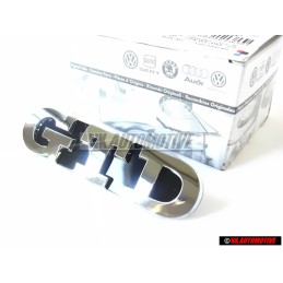 VW Original GTD Avant Embleme Monogramme Logo Chrome - 5K0853679 739
