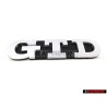 VW Original GTD Avant Embleme Monogramme Logo Chrome - 5K0853679 739