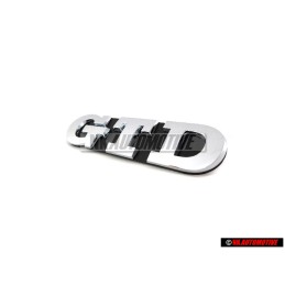 VW Original GTD Avant Embleme Monogramme Logo Chrome - 5K0853679 739