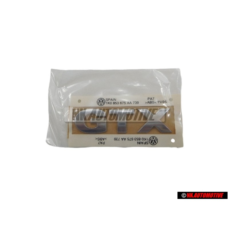 VW Original Monogramme Chrome - 1K0853675AA739