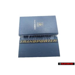 VW Original TRANSPORTER Arrière Embleme Monogramme Logo Doré - 251853689 SET