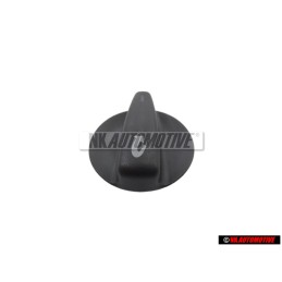 VW Original Bouton Rotatif Noir Satine - 2D0819041C 01C