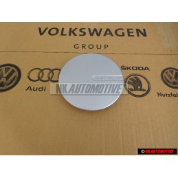 VW Original Enjoliveur De Roue Couleur Chrome Metallise - 357601149A V7