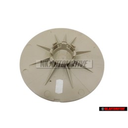 VW Original Enjoliveur De Roue Couleur Chrome Metallise - 357601149A V7