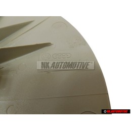 VW Original Enjoliveur De Roue Couleur Chrome Metallise - 357601149A V7