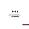 8x VW Original Rivet Aveugle - N 90634901