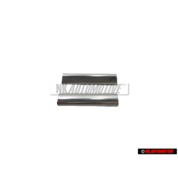 2x VW Original Manchon P. Moulure Aluminium - 171853349